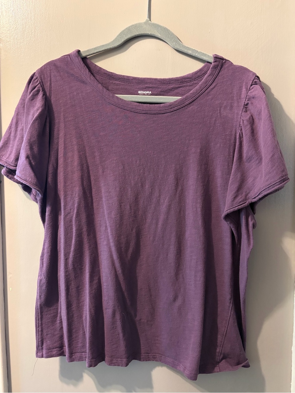 Sonoma Purple Short-Sleeve Crewneck Tee